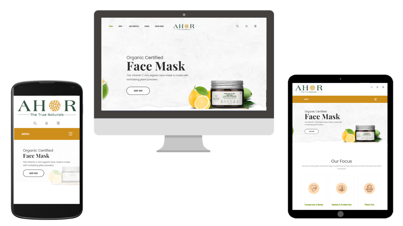 Ahor Website Design